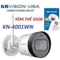 Camera IP Hồng Ngoại Wifi 4.0MP  KBVISION KN-4001WN